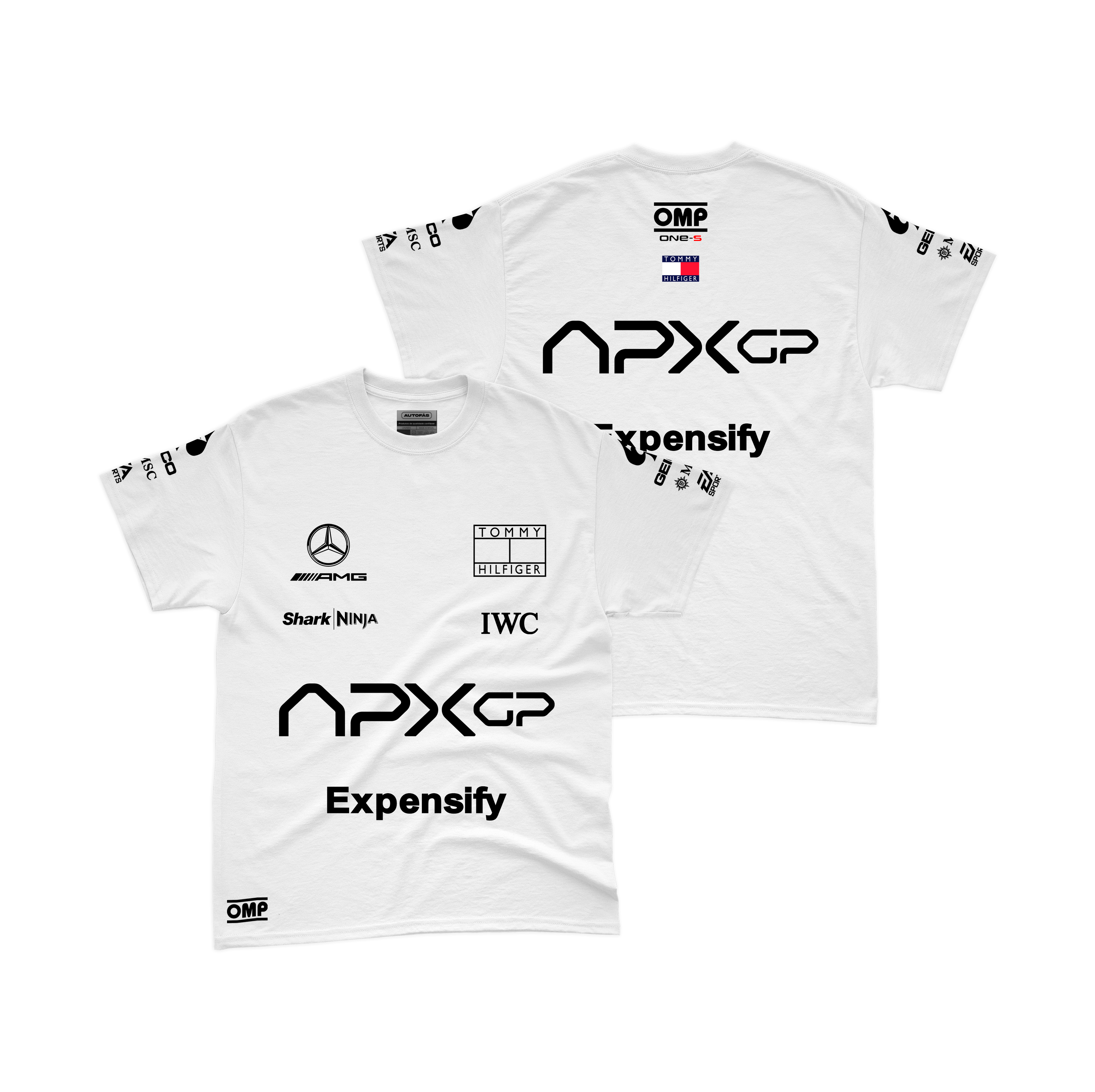 Camiseta Algodão Filme F1 APXGP Branco