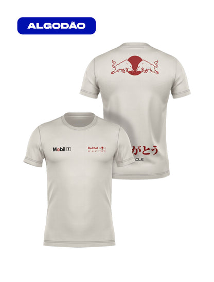 Camiseta Red Bull Turquia 2021 Off White Algodão