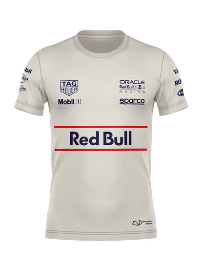 Camiseta Algodão Silverstone Edition Red Bull Off White 2025