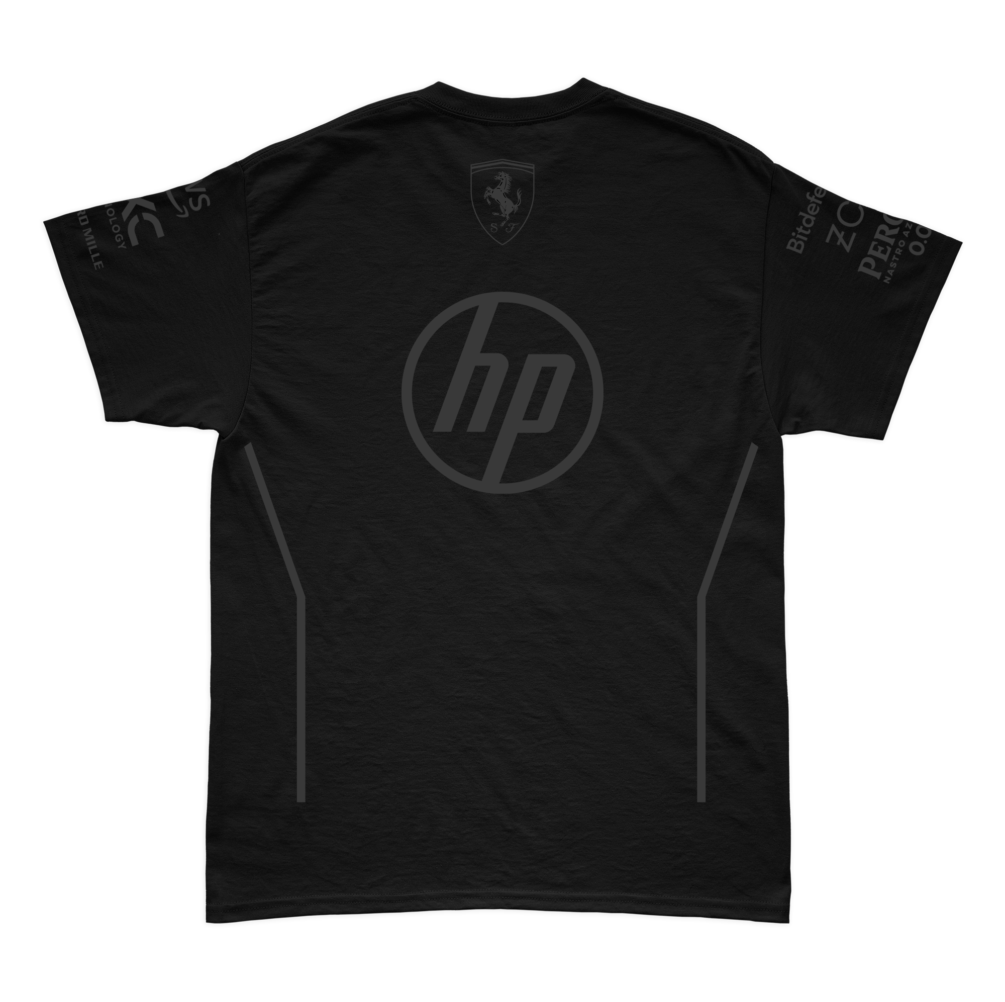 Camiseta Ferrari Equipe All Black 2025 Preto