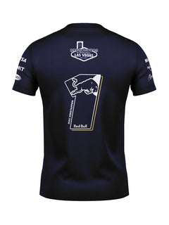 Camiseta Algodão Red Bull Verstappen Las Vegas 2025