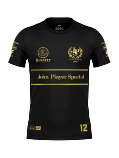 Camiseta Algodão Lotus John Player 80s Preto 2025