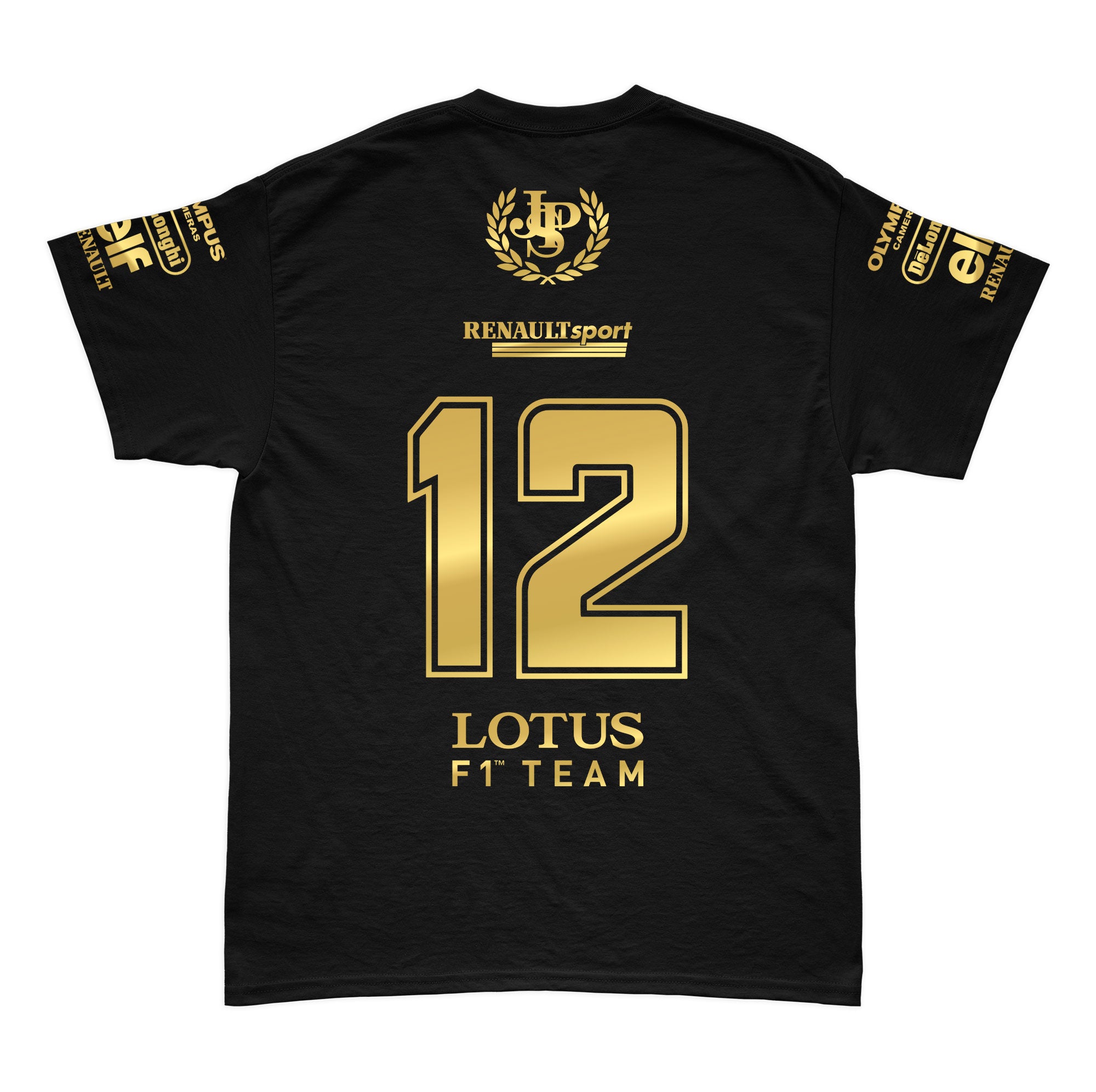 Camiseta Algodão Lotus John Player 80s Preto 2025