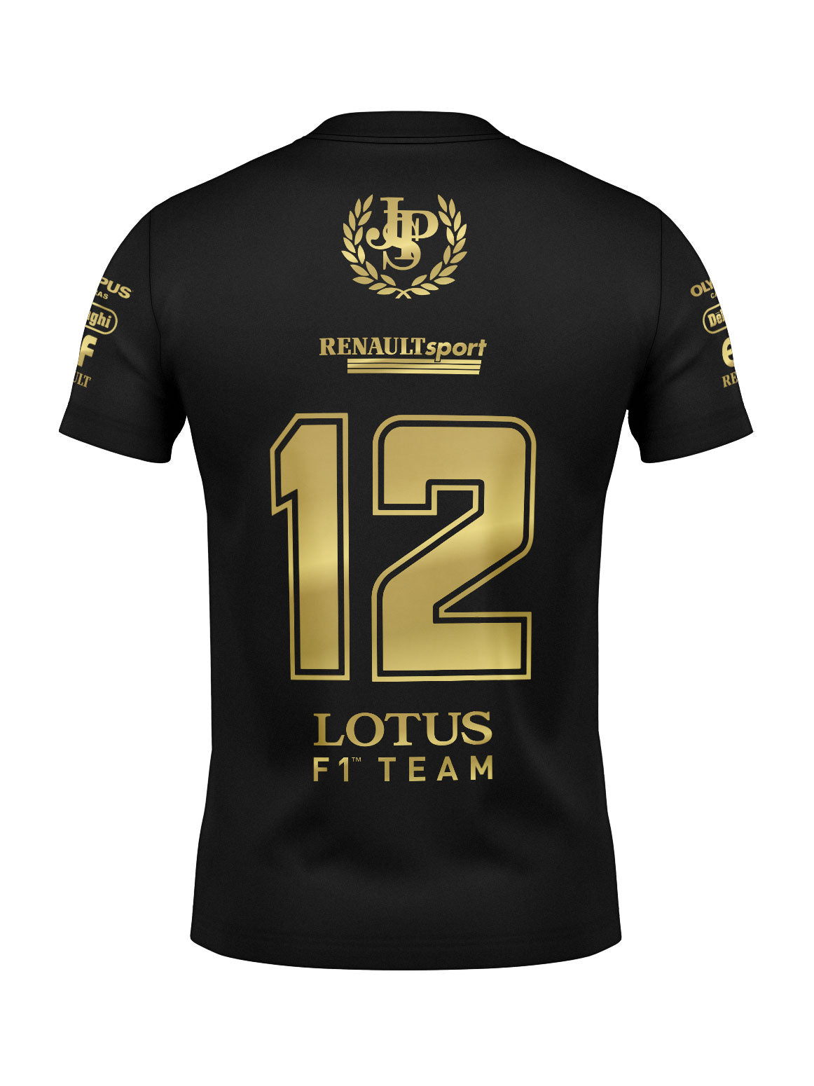 Camiseta Algodão Lotus John Player 80s Preto 2025