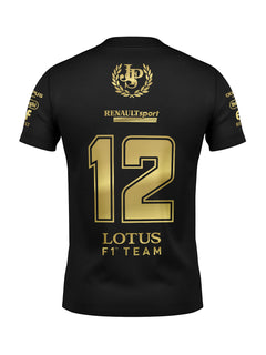 Camiseta Algodão Lotus John Player 80s Preto 2025