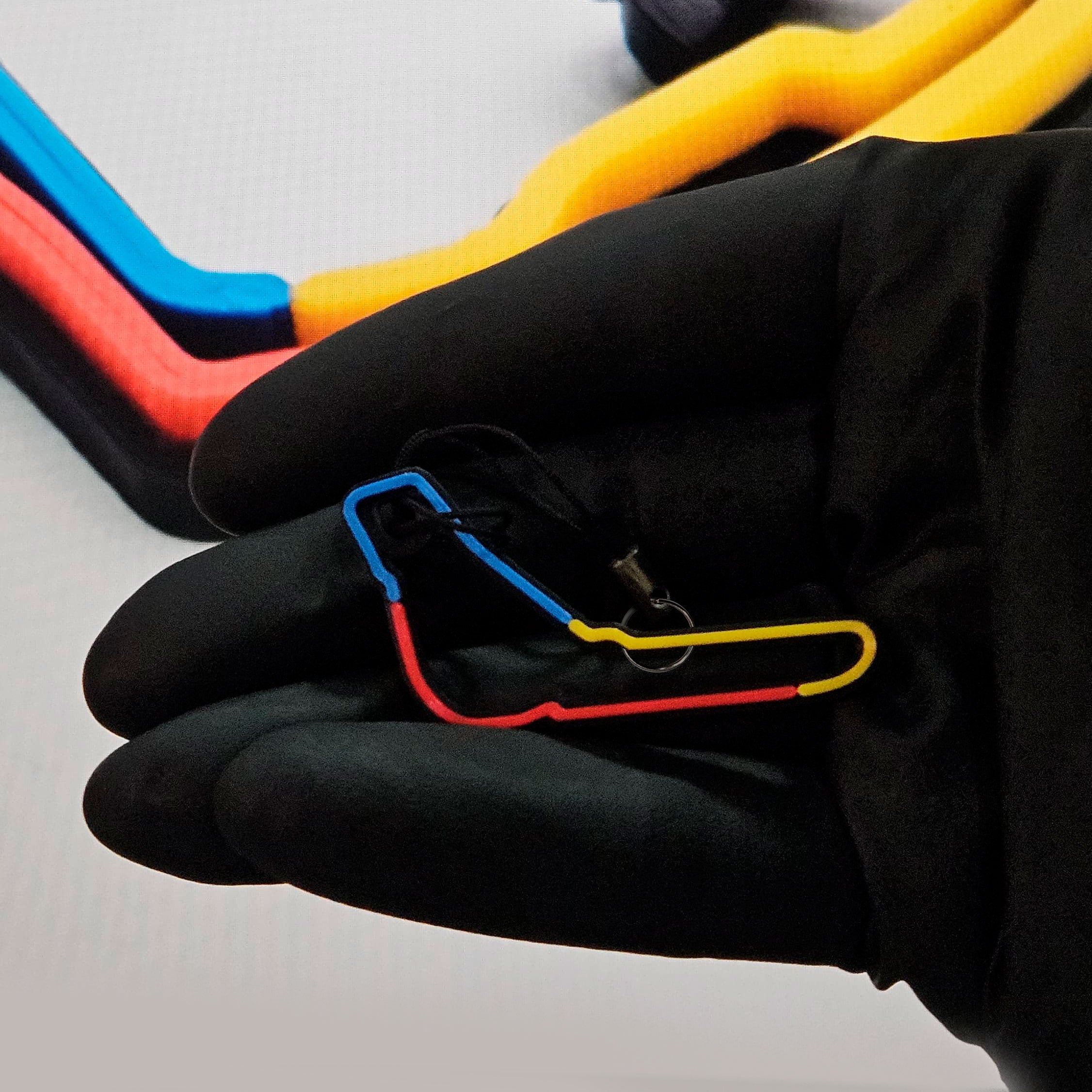 Kit 3 Chaveiros Pistas Icônicas Multicoloridos
