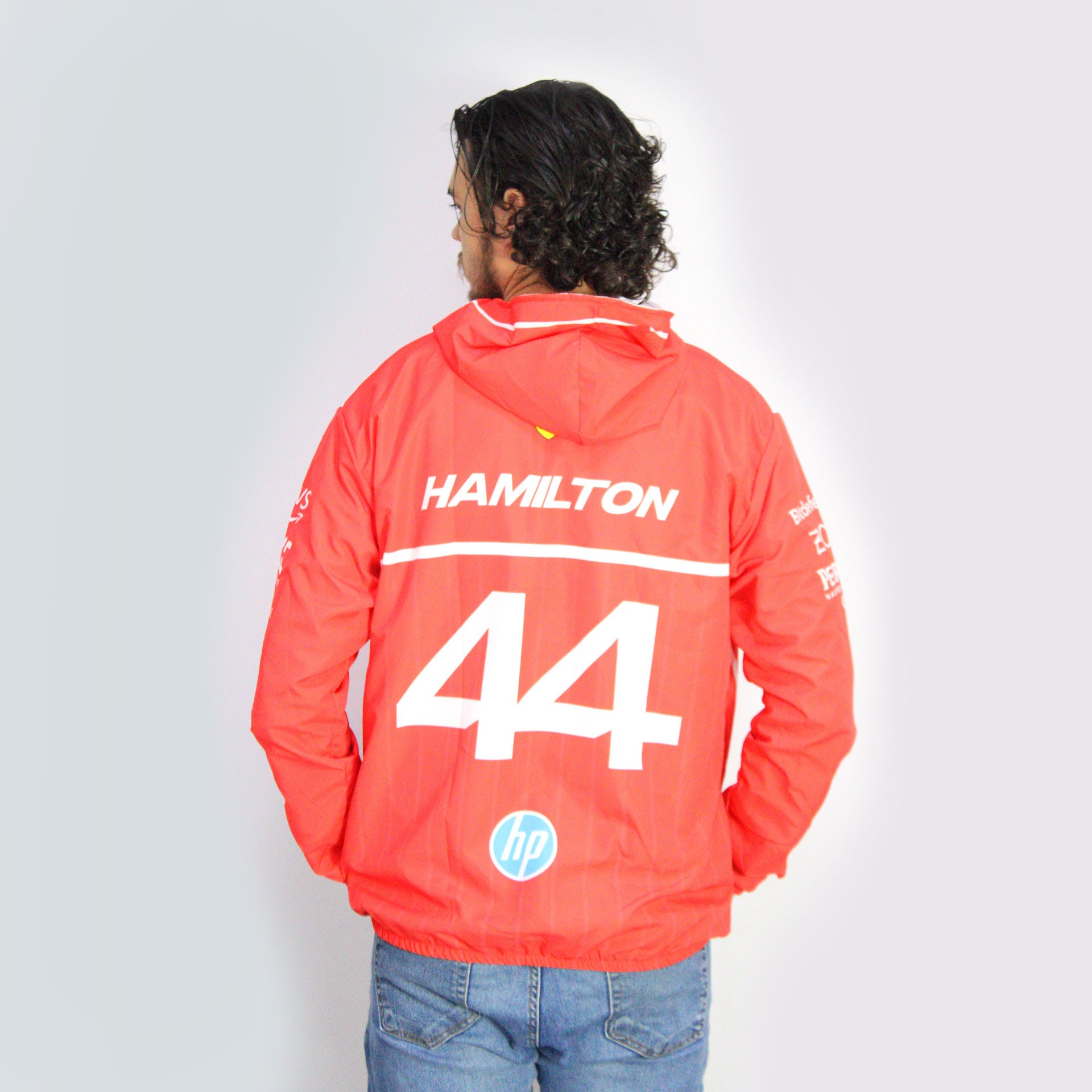 Jaqueta Corta Vento Lewis Hamilton Ferrari 2025