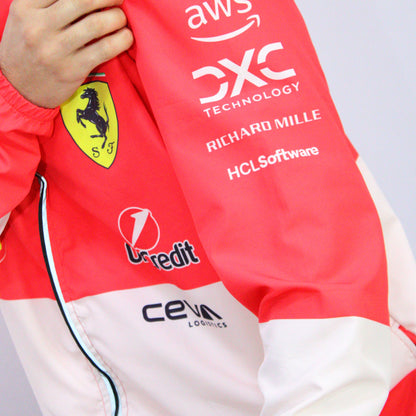 PRÉ VENDA - Jaqueta Corta Vento Lewis Hamilton Ferrari Retrô Edition