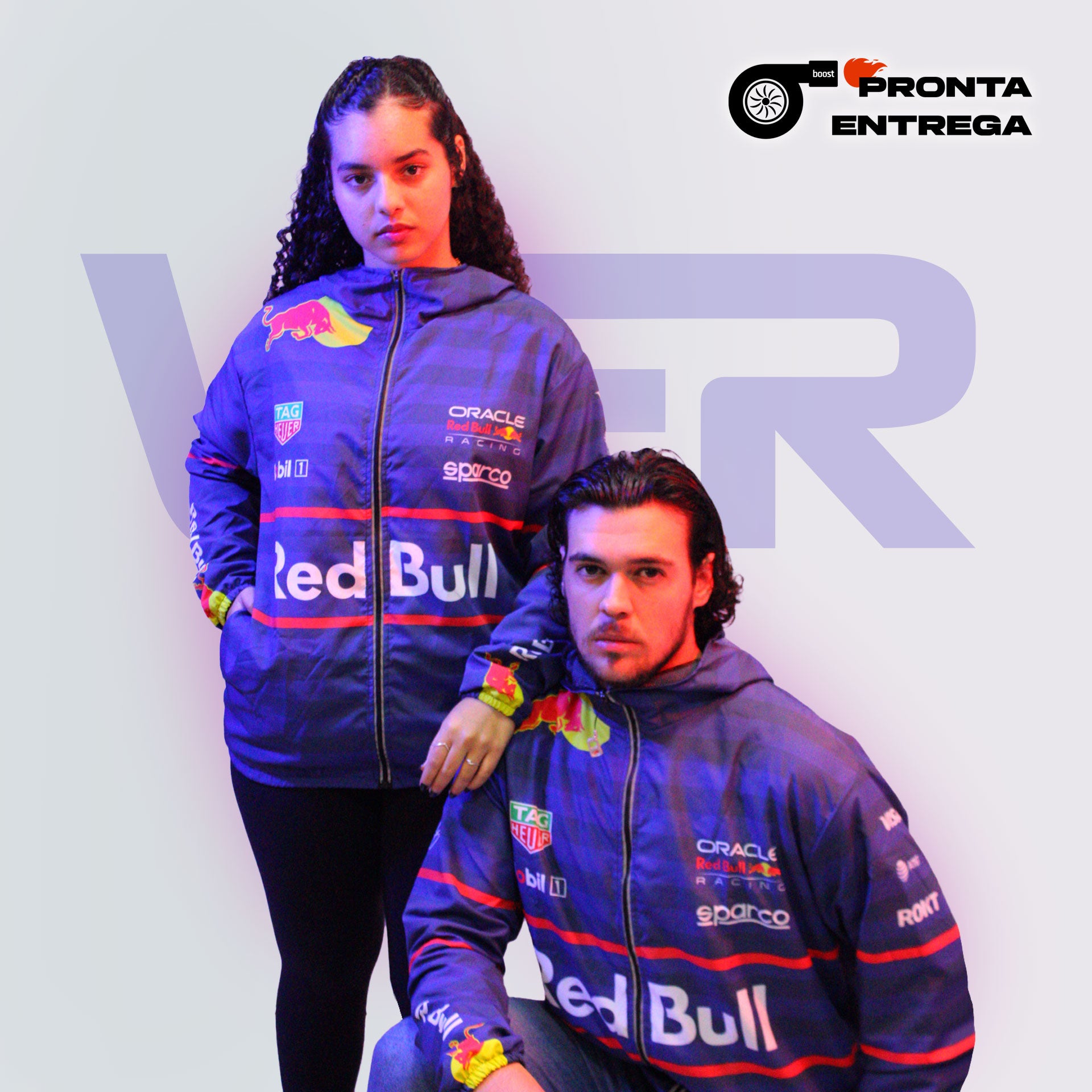 Jaqueta Corta Vento Max Verstappen Red Bull 2025