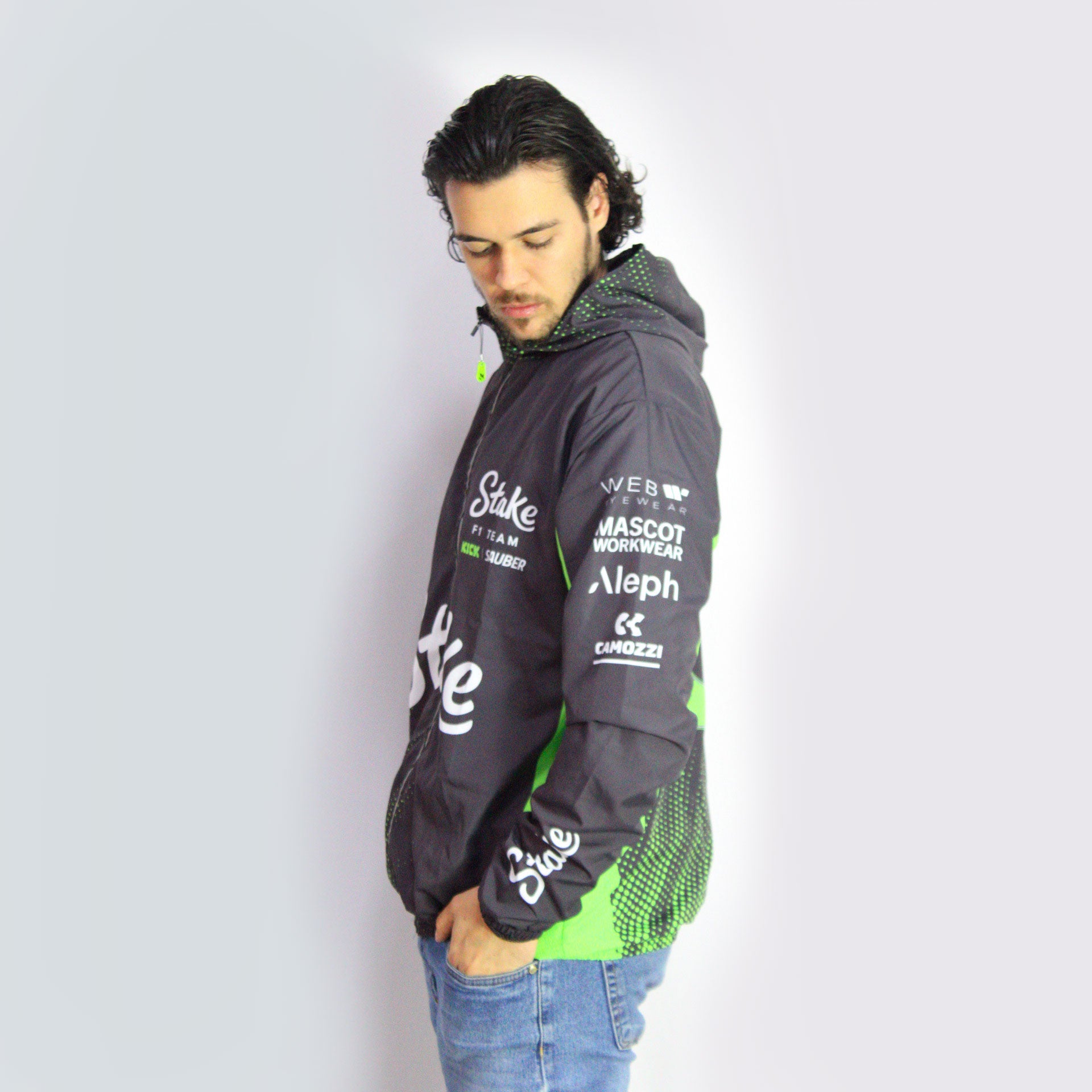Jaqueta Corta Vento Gabriel Bortoleto Sauber 2025