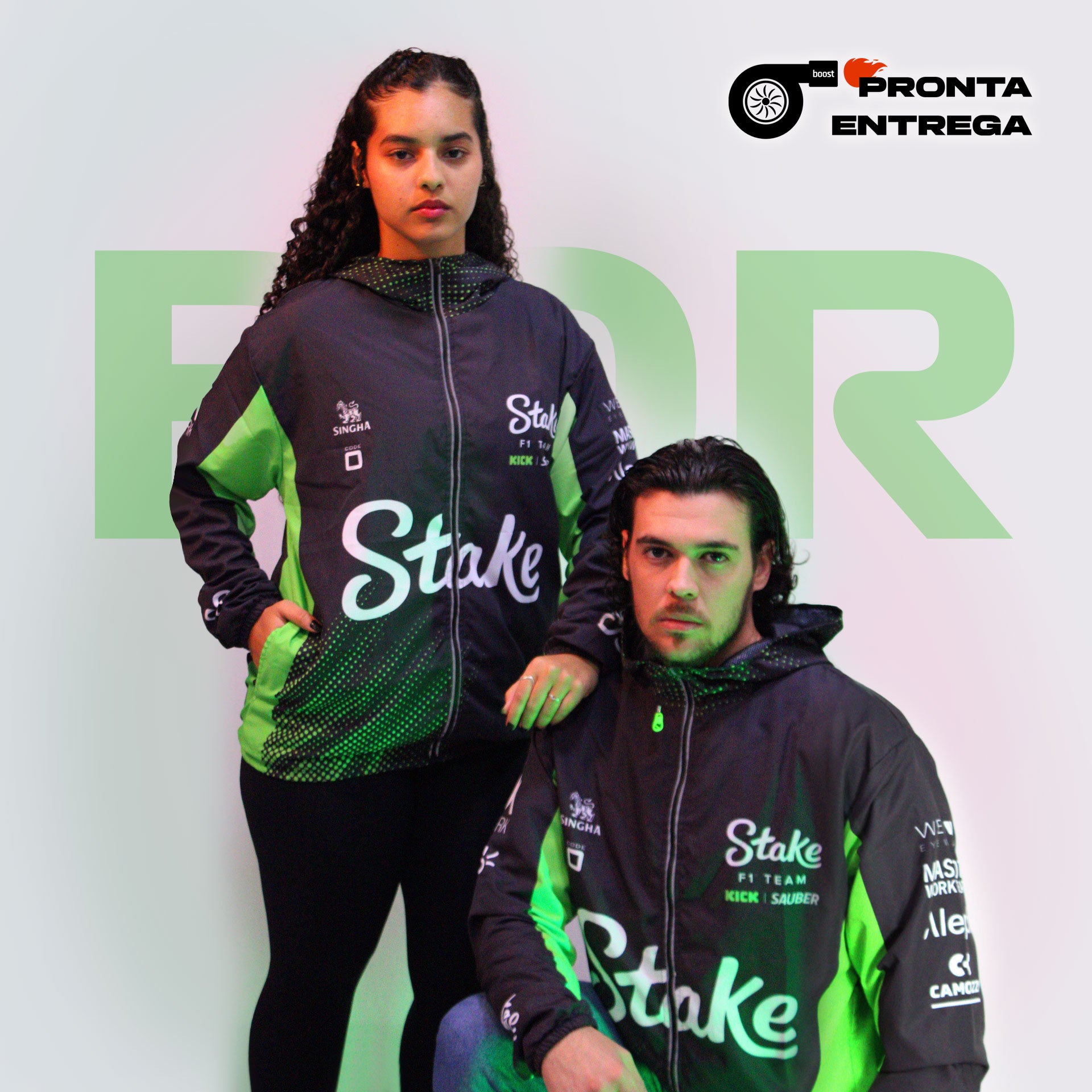 Jaqueta Corta Vento Gabriel Bortoleto Sauber 2025