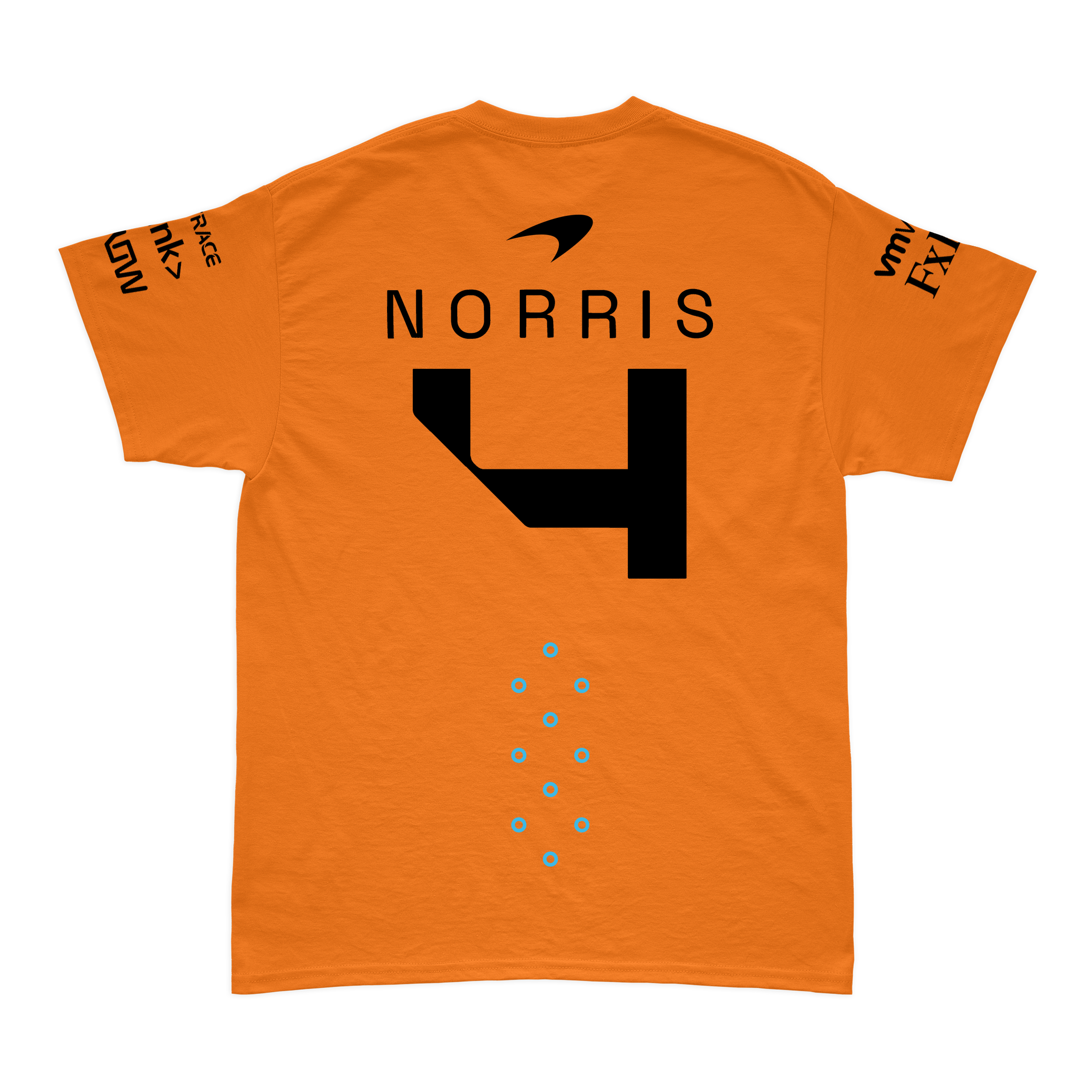 Camiseta Algodão Lando Norris McLaren 2024 Laranja