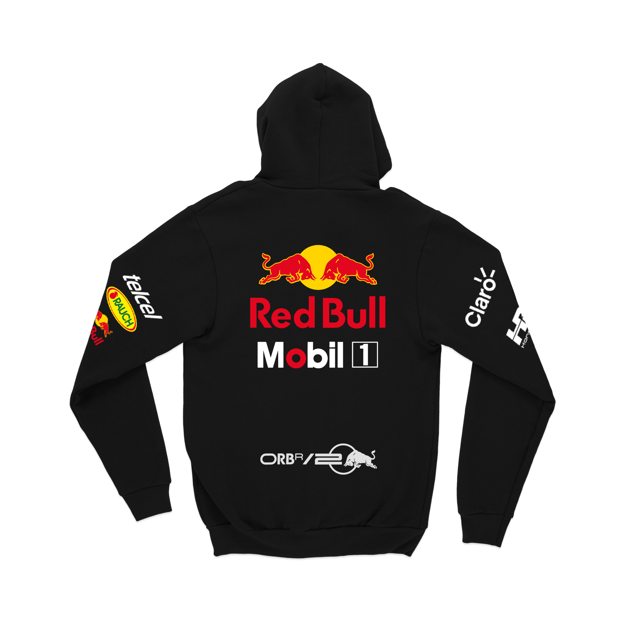 Moletom Canguru Red Bull Preto 2024 Max Verstappen