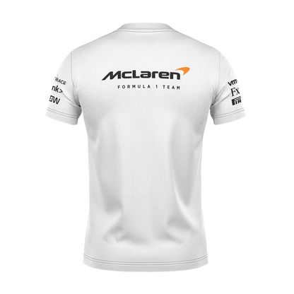 Camiseta DryFit Mclaren 2024 Branca