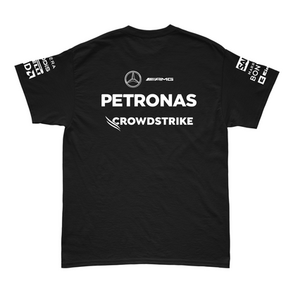 Camiseta Algodão Mercedes 2024 Preta