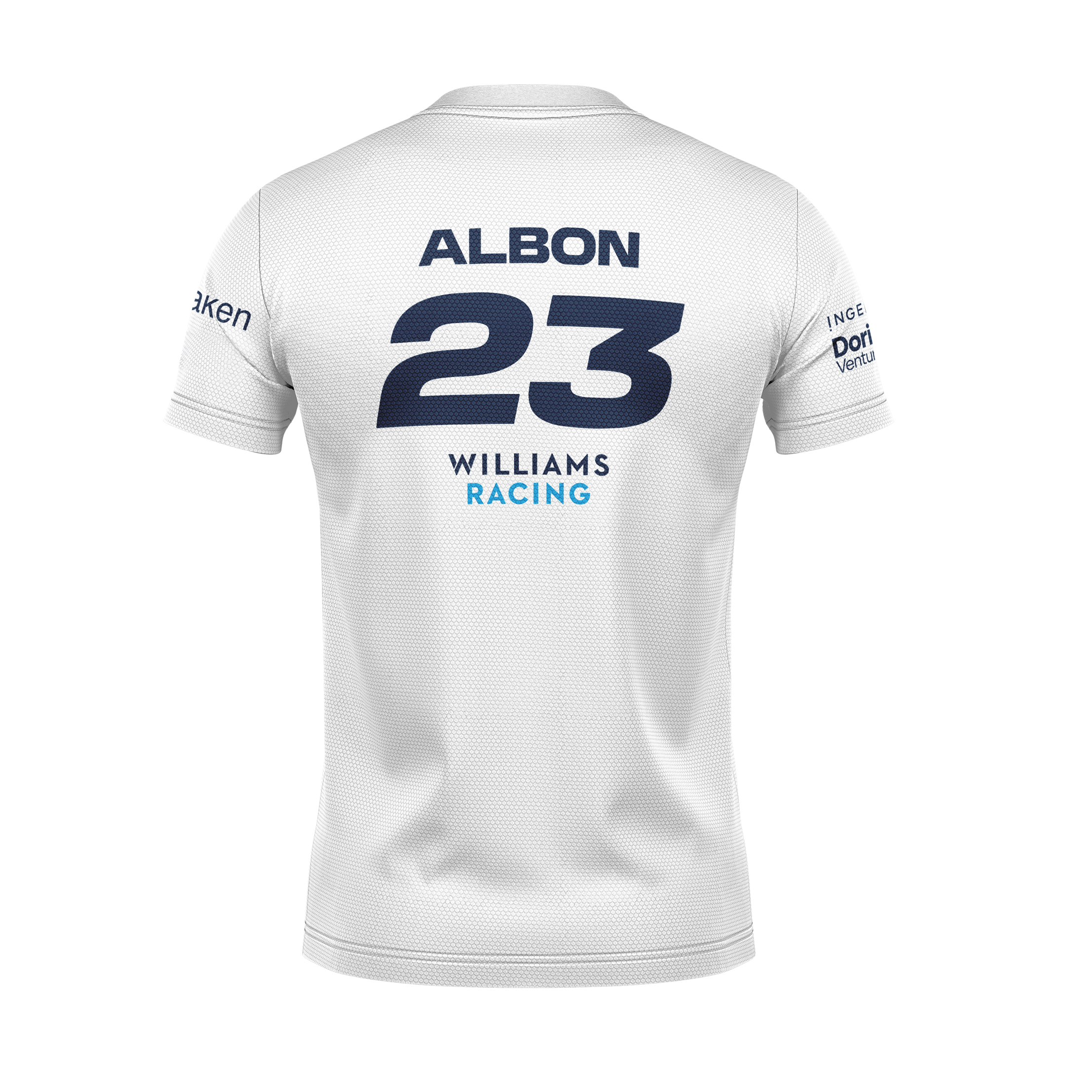 Camiseta DryFit Alex Albon Williams 2024 Branca