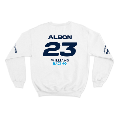 Moletom Williams Racing Branco 2024 Alex Albon