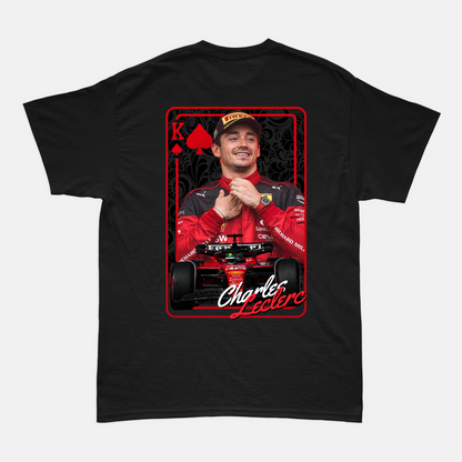 Camiseta Charles Leclerc Edição Especial Las Vegas Algodão