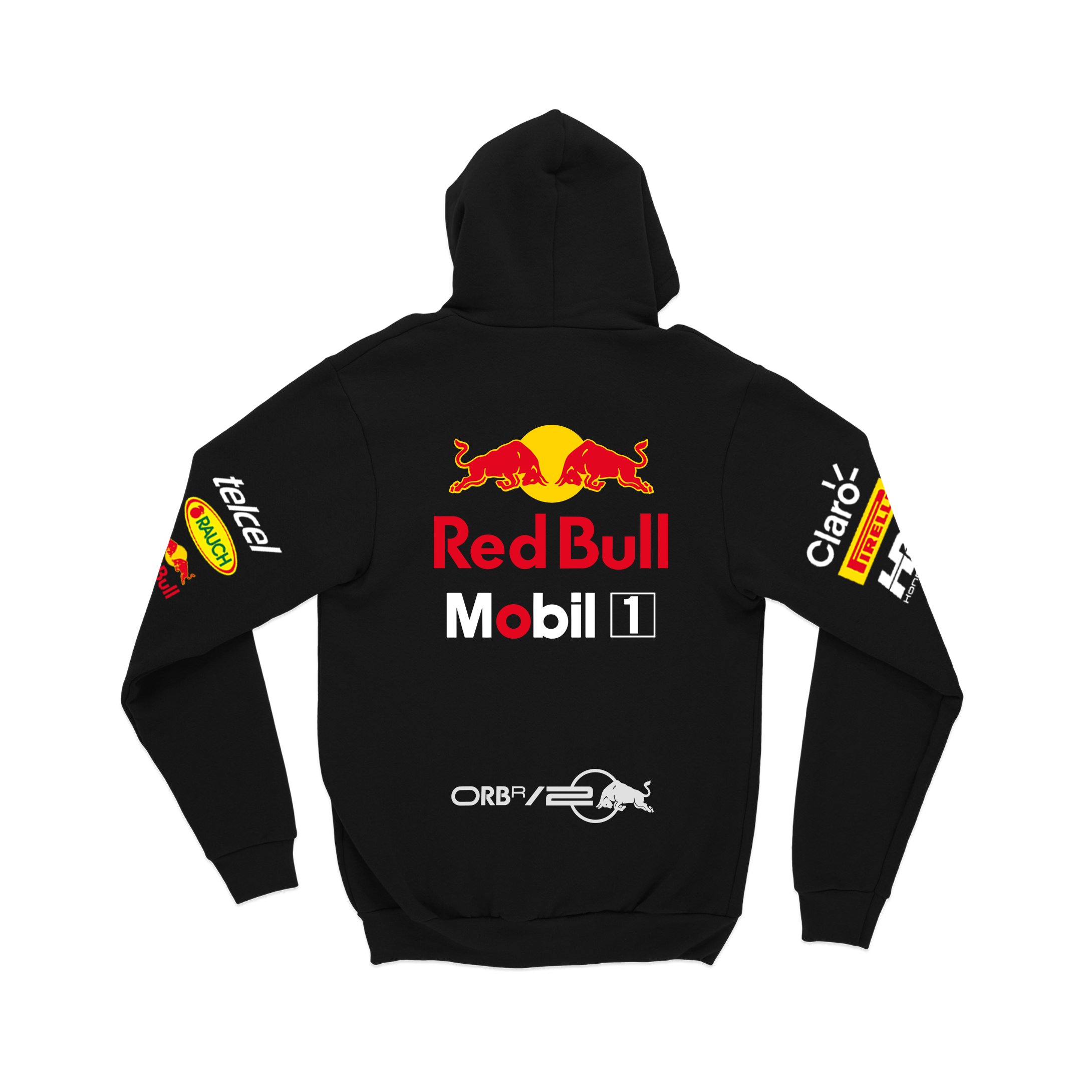 Moletom Canguru Red Bull Preto 2024 Max Verstappen