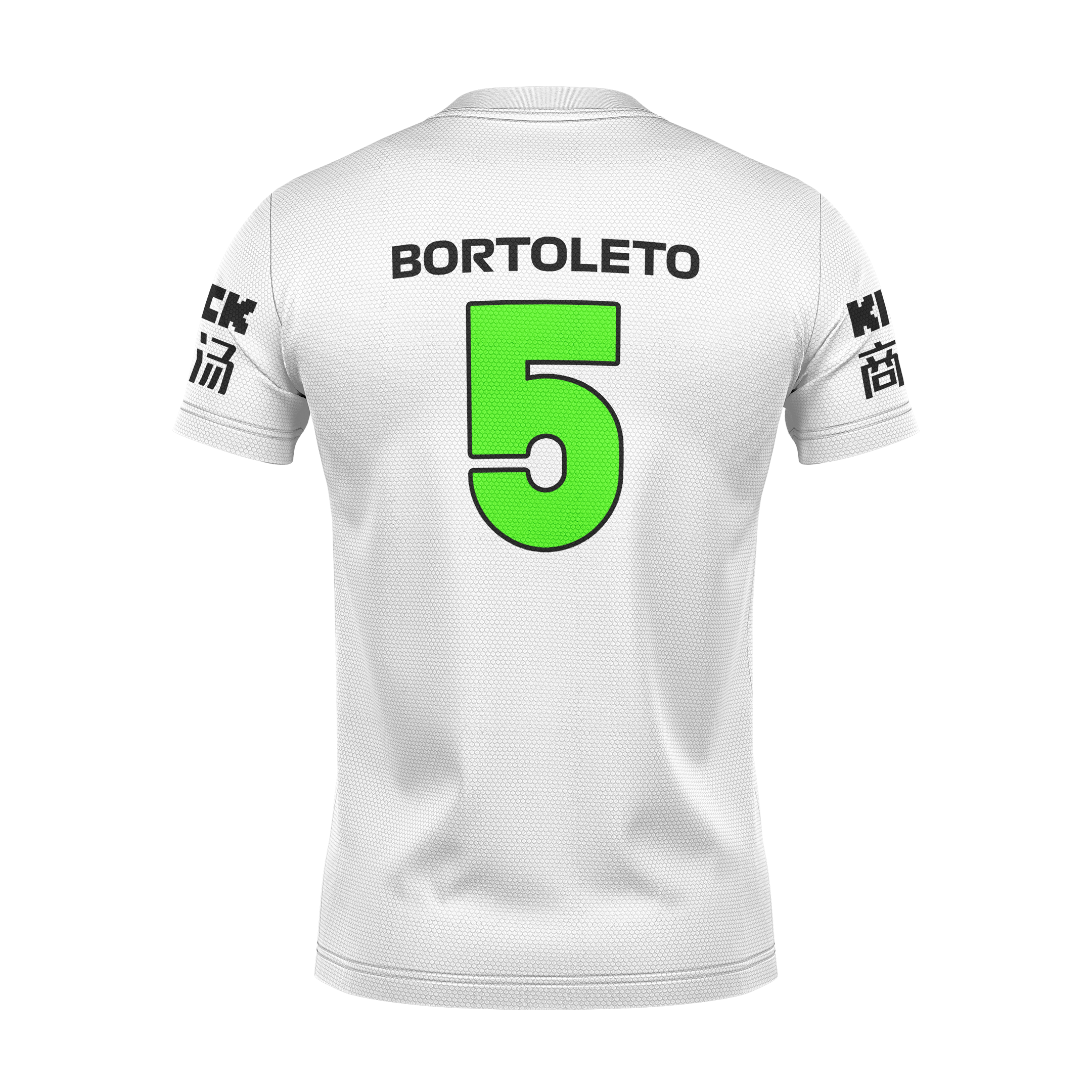 Camiseta DryFit Gabriel Bortoleto Stake Sauber 2024 Branca