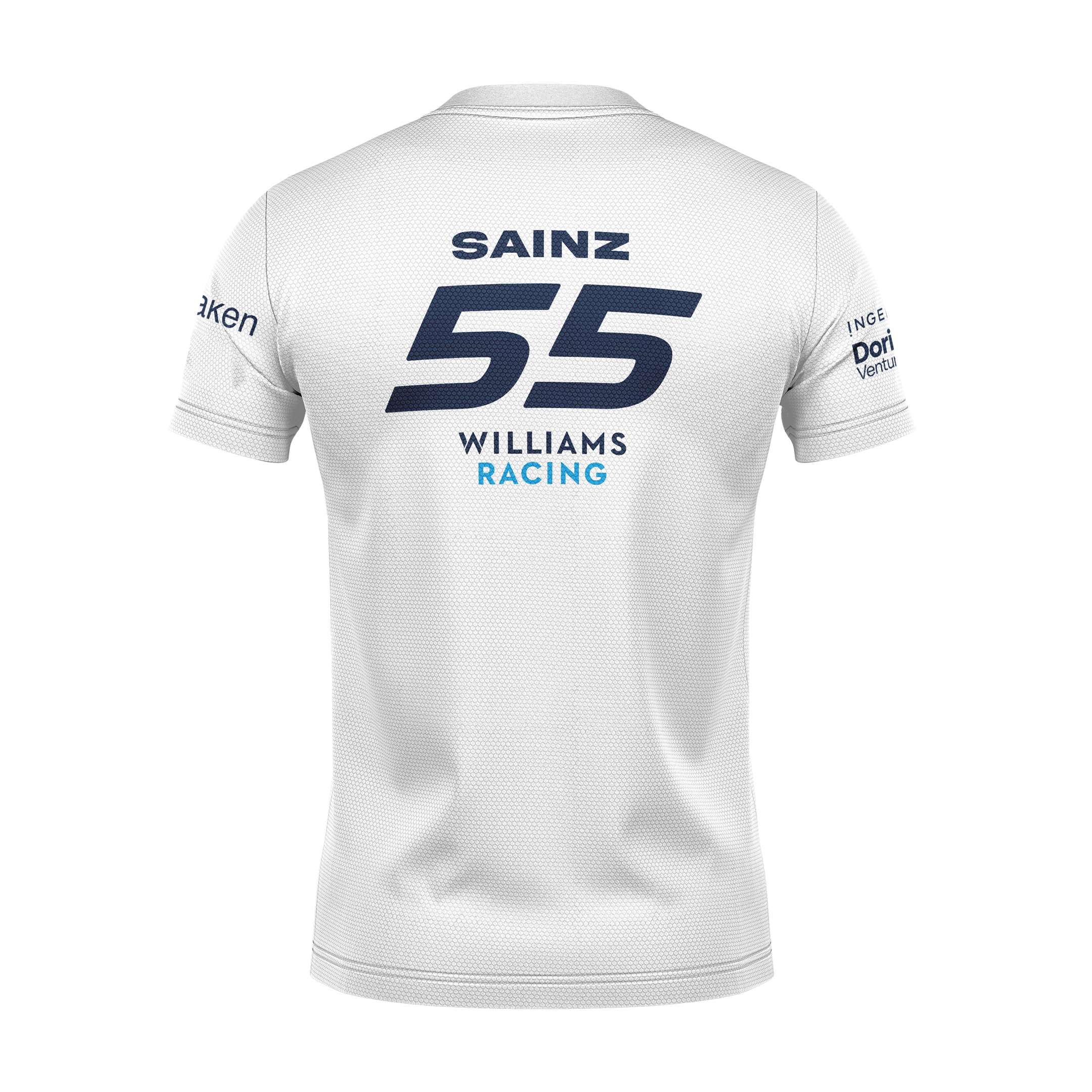 Camiseta DryFit Carlos Sainz Williams Racing Branca