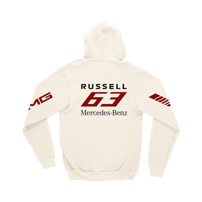 Moletom Canguru Russell Mercedes Retrô Off White