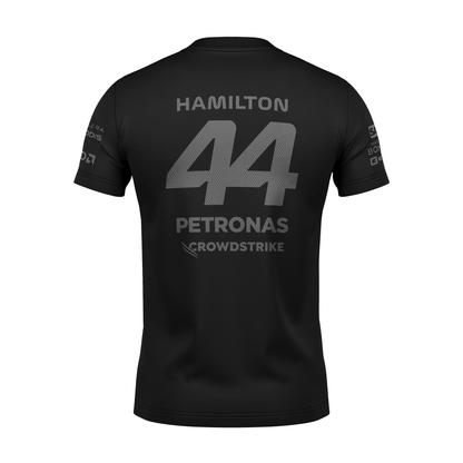 Camiseta DryFit  Mercedes 2024 All Black Lewis Hamilton