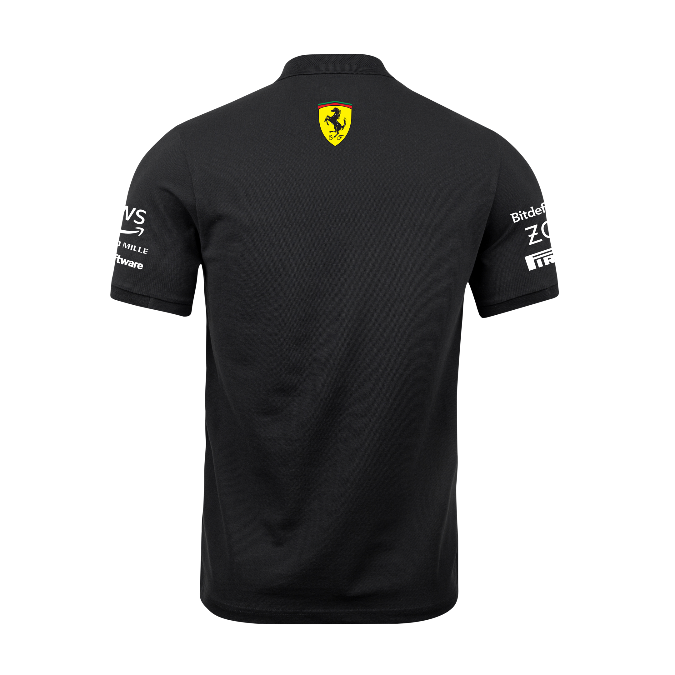 Camisa Polo Ferrari 2024 Preta