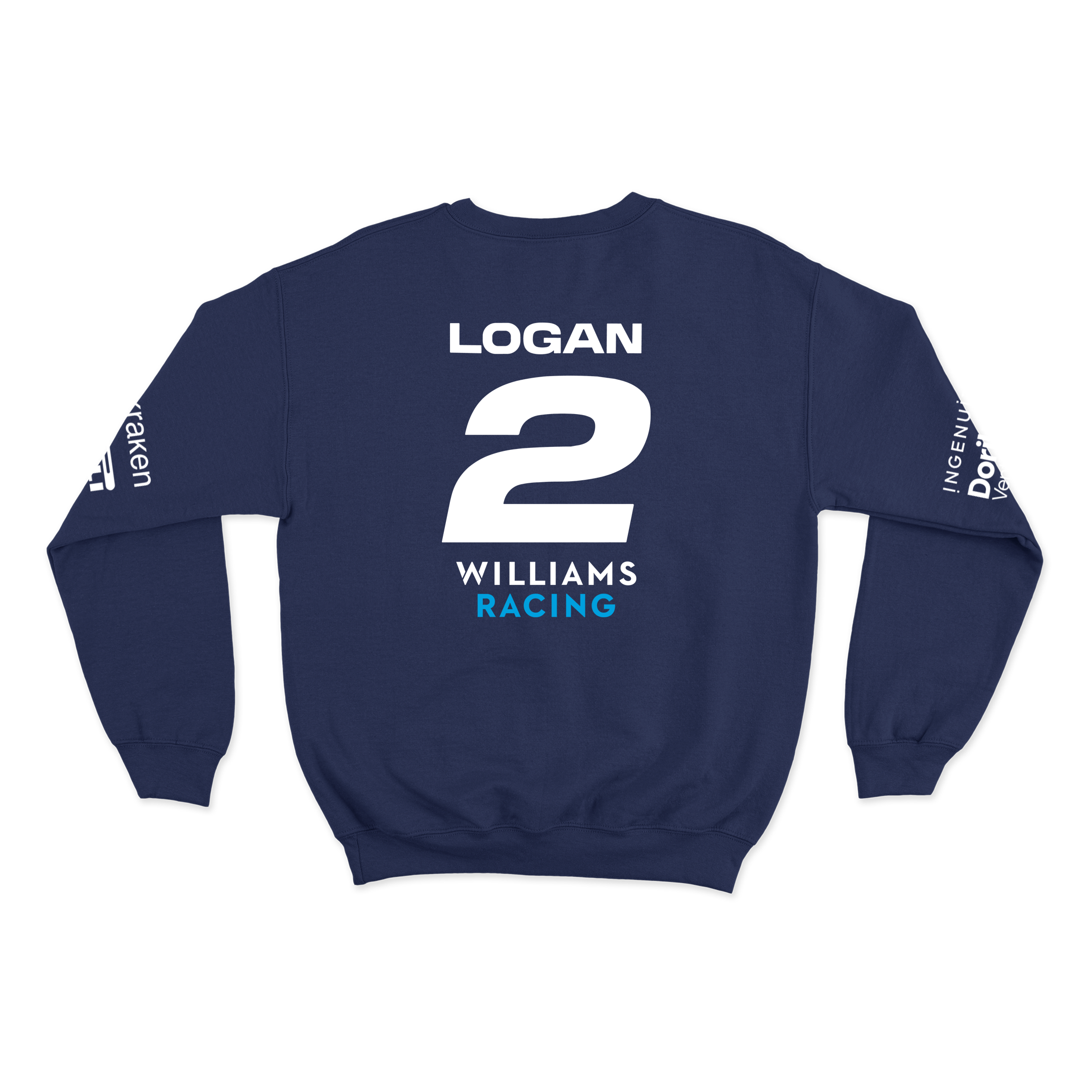 Moletom Williams Racing Azul Marinho 2024 Logan Sargeant