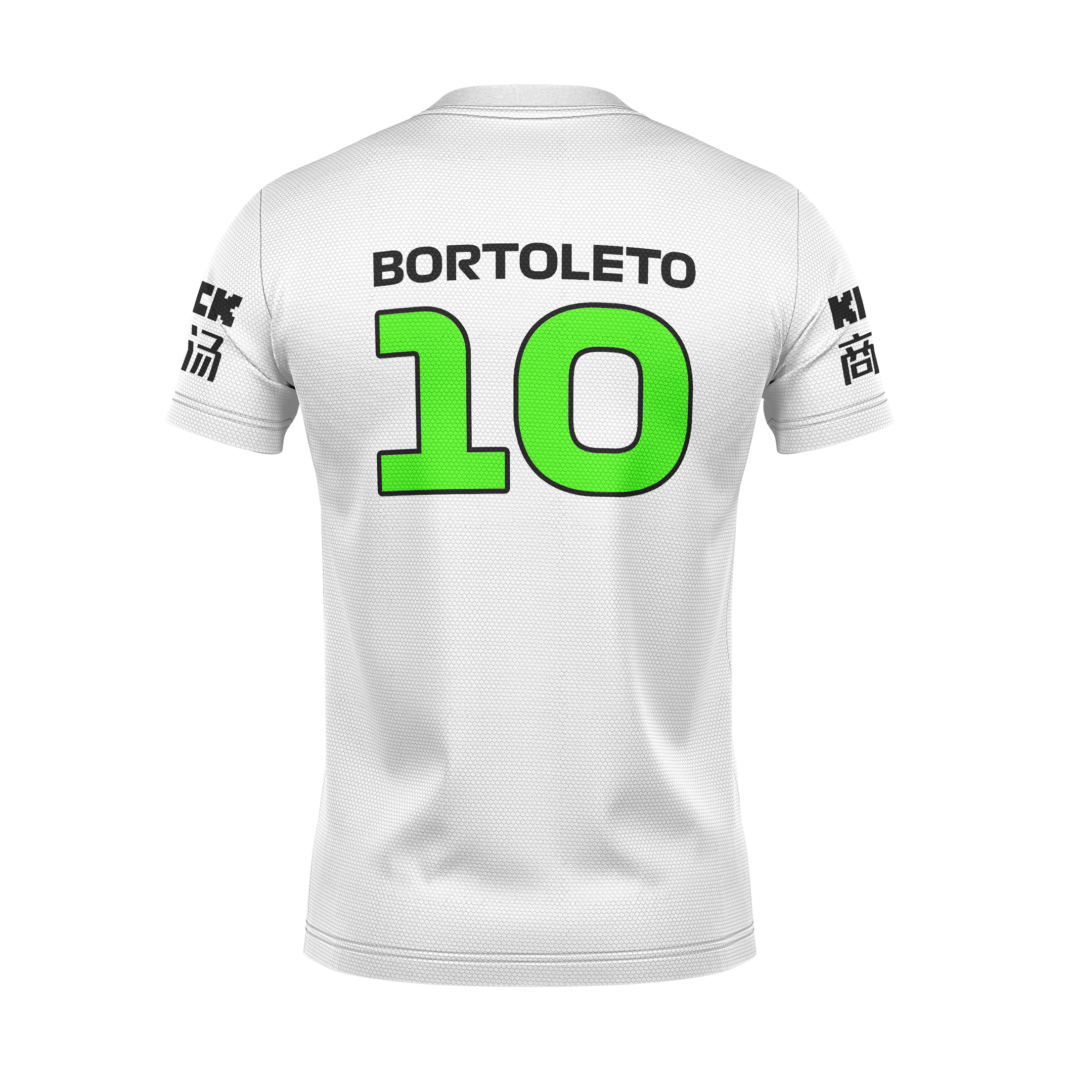 Camiseta DryFit Gabriel Bortoleto Stake Sauber 2024 Branca