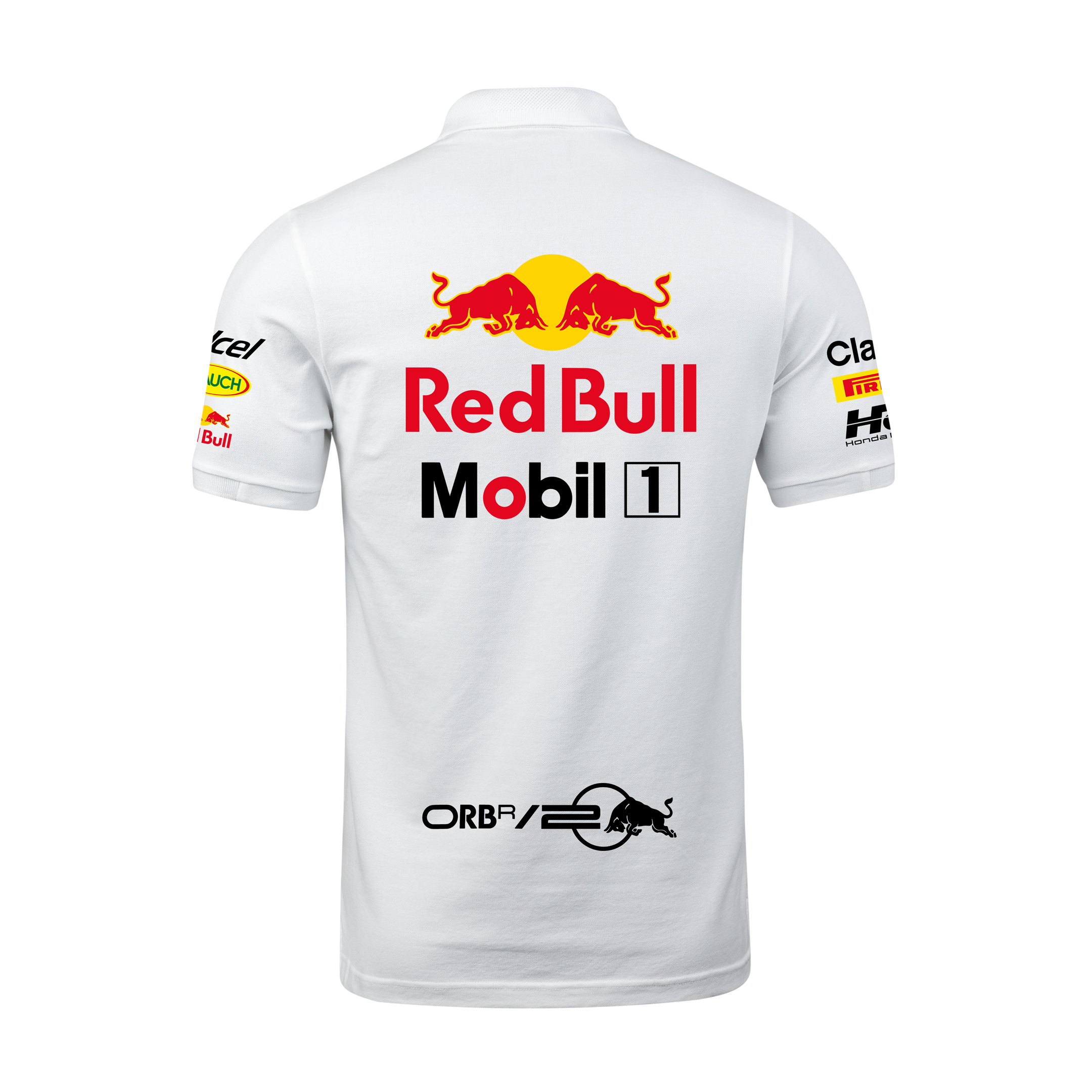 Camisa Polo Sergio Perez Red Bull Racing 2024 Branca