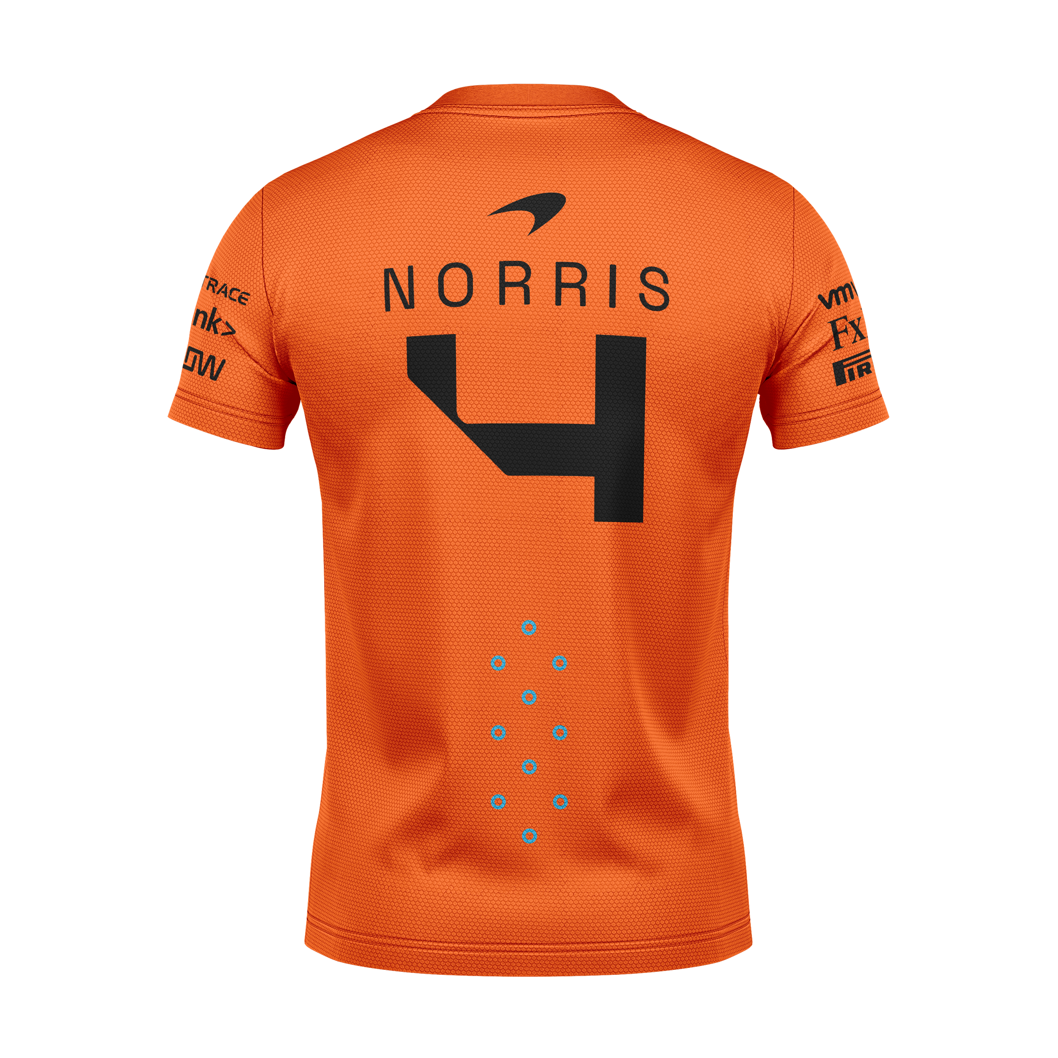 Camiseta DryFit Lando Norris McLaren 2024 Laranja