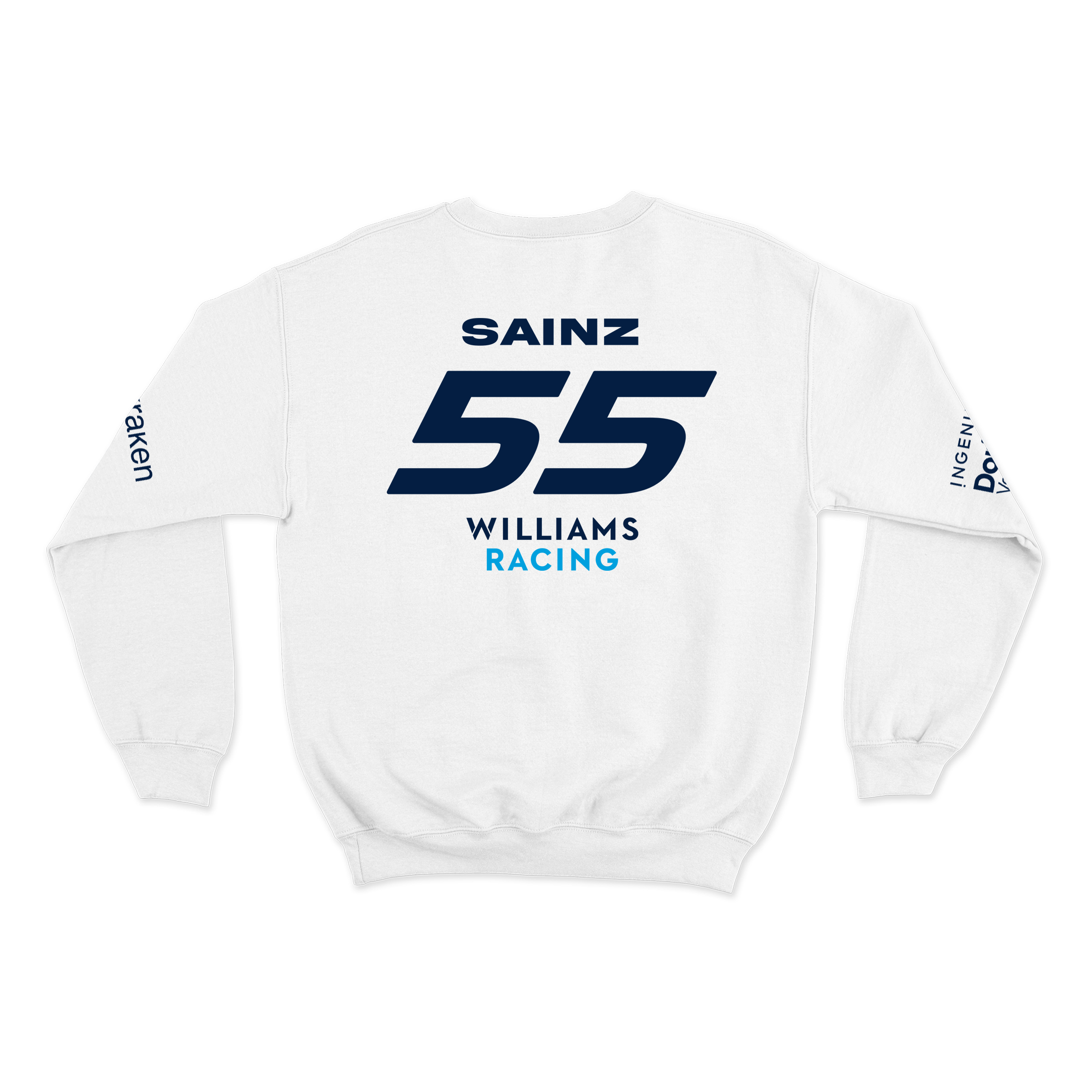 Moletom Williams Racing Branco Carlos Sainz