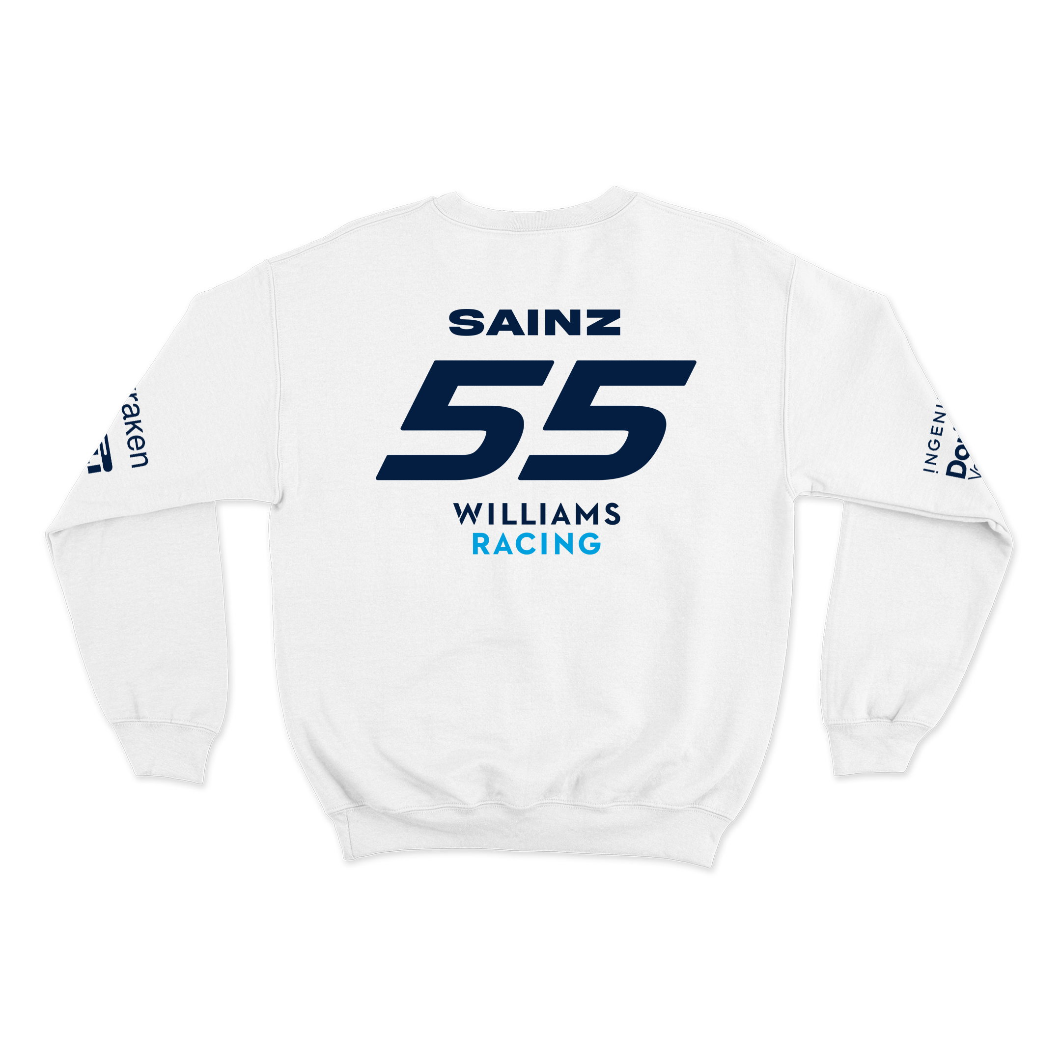 Moletom Williams Racing Branco Carlos Sainz