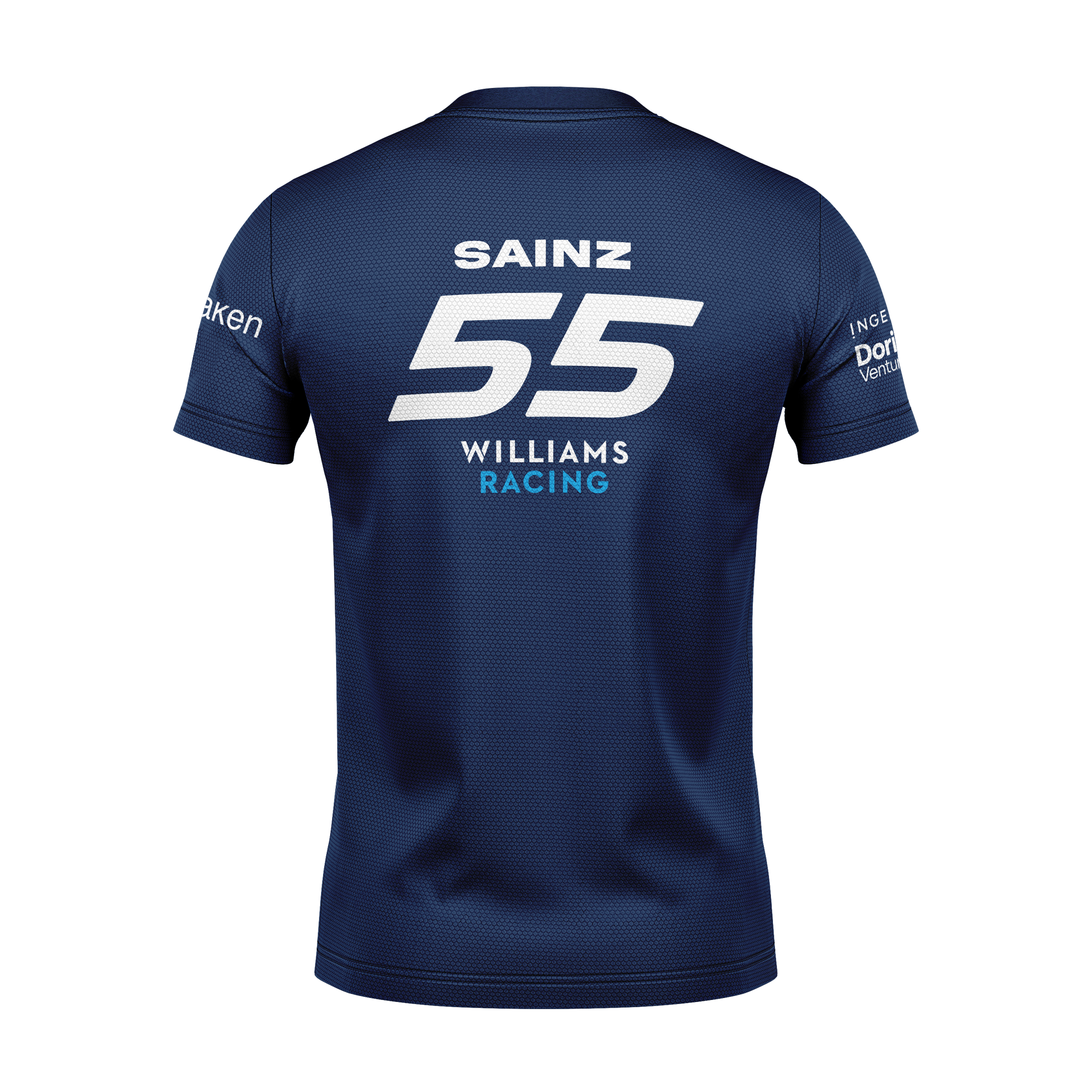 Camiseta DryFit Carlos Sainz Williams Racing Azul Marinho