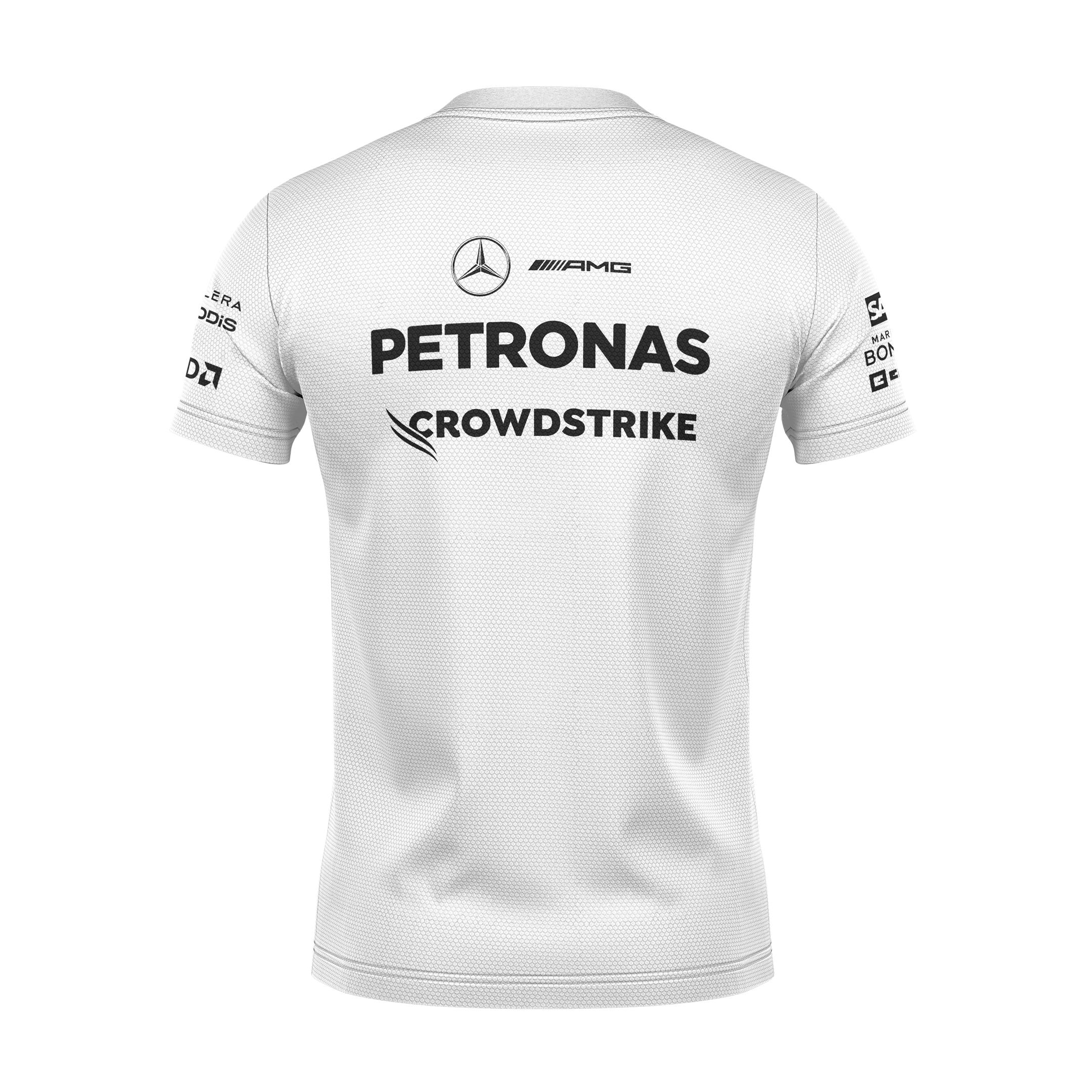 Camiseta DryFit Mercedes 2024 Branca