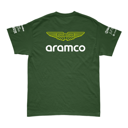 Camiseta Algodão Aston Martin 2024 Verde