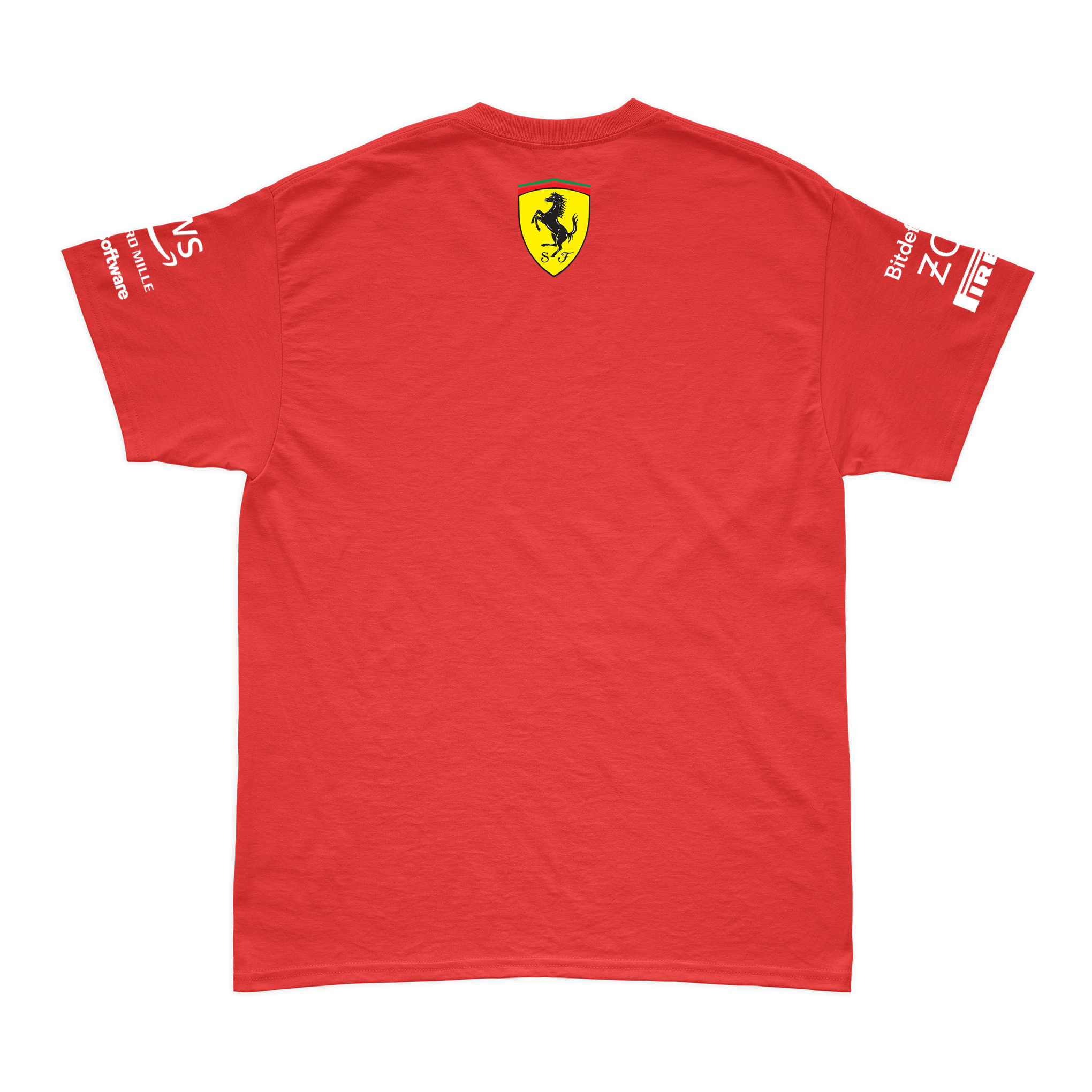 Camiseta Algodão Ferrari 2024 Vermelha