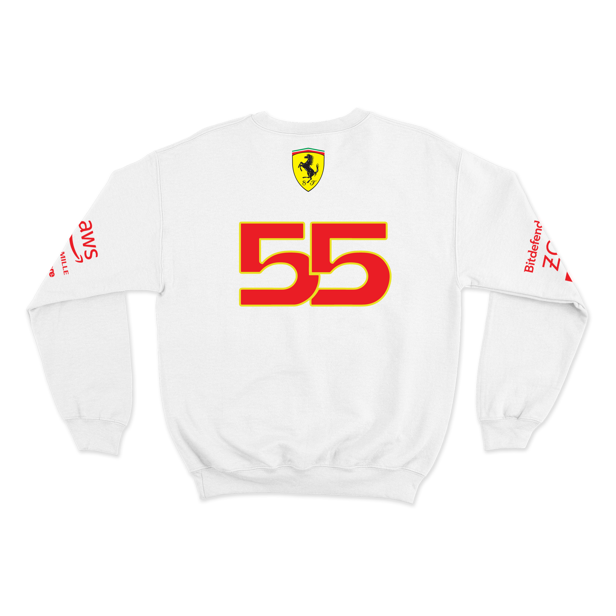Moletom Ferrari Branco 2024 Carlos Sainz