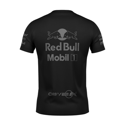 Camiseta DryFit Max Verstappen Red bull Racing 2024 All Black