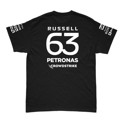 Camiseta Algodão Mercedes 2024 Preta George Russell