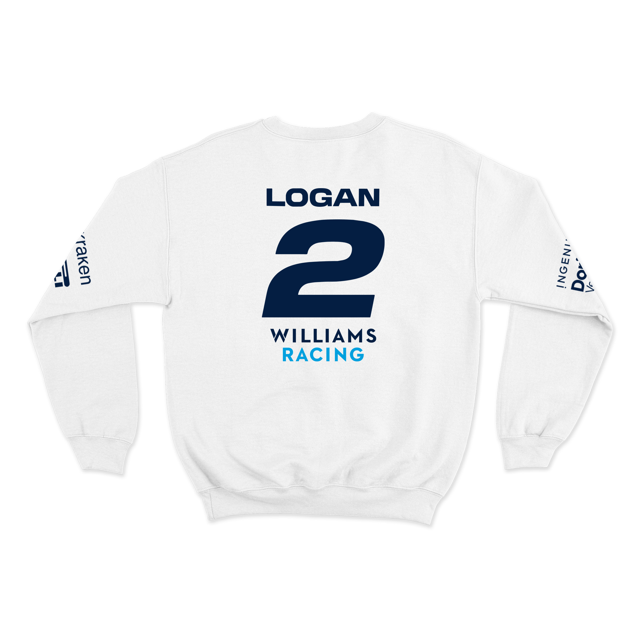 Moletom Williams Racing Branco 2024 Logan Sargeant