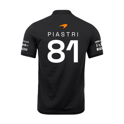 Camisa Polo Oscar Piastri Mclaren 2024 Preta