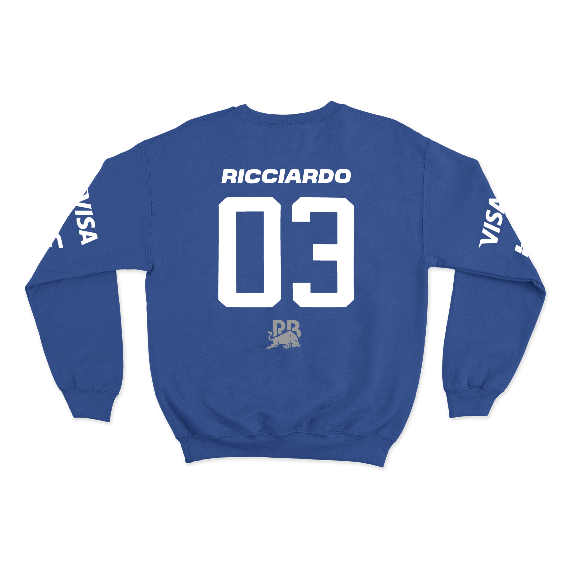 Moletom Visa Racing Bulls Azul Royal 2024 Daniel Ricciardo