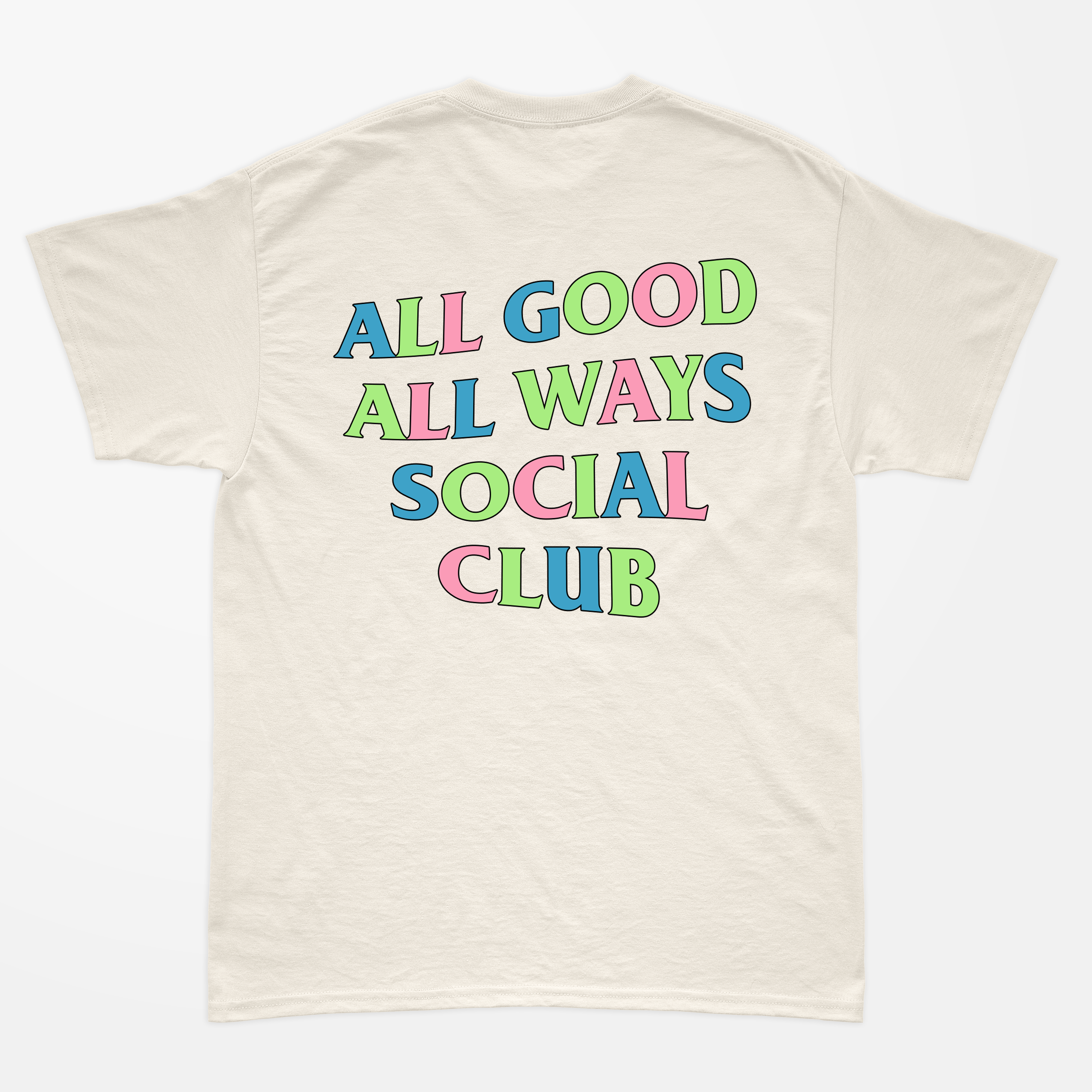 Camiseta All Good All Ways Social Club Off White