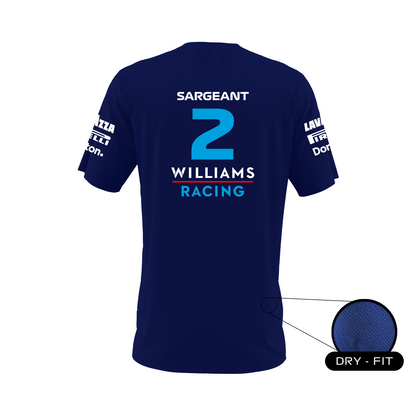 Camiseta DryFit Sargent Williams Racing 2023 Azul