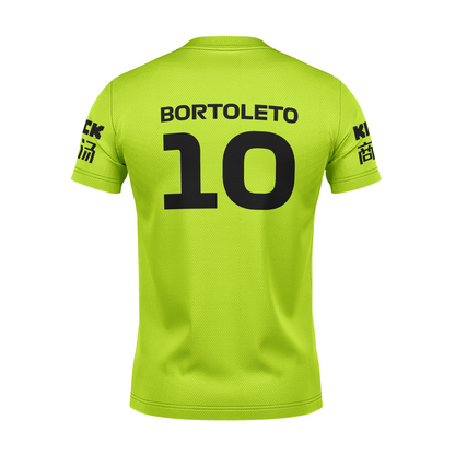 Camiseta DryFit Gabriel Bortoleto Stake Sauber 2024 Verde