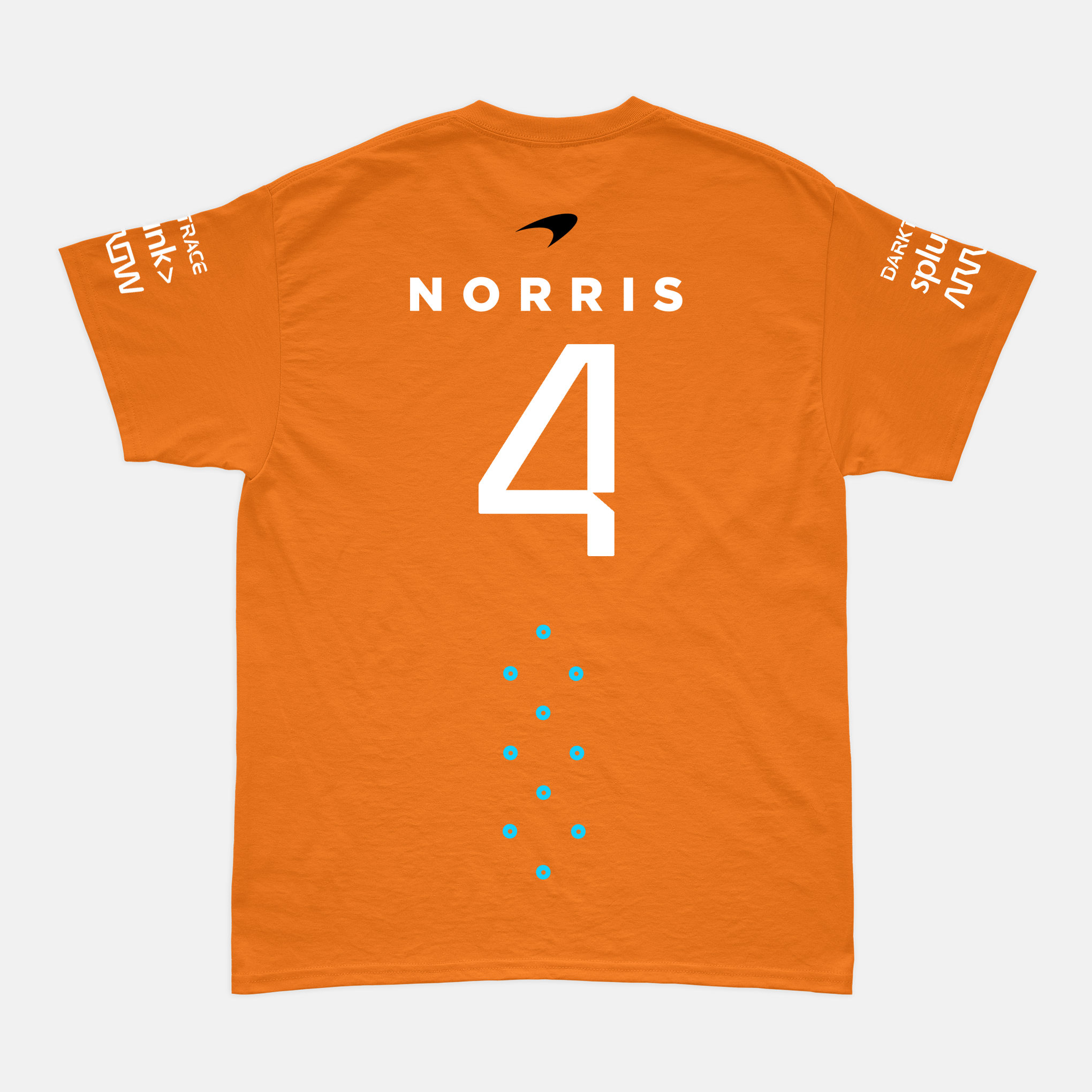 Camiseta Lando Norris Mclaren 2023 Laranja