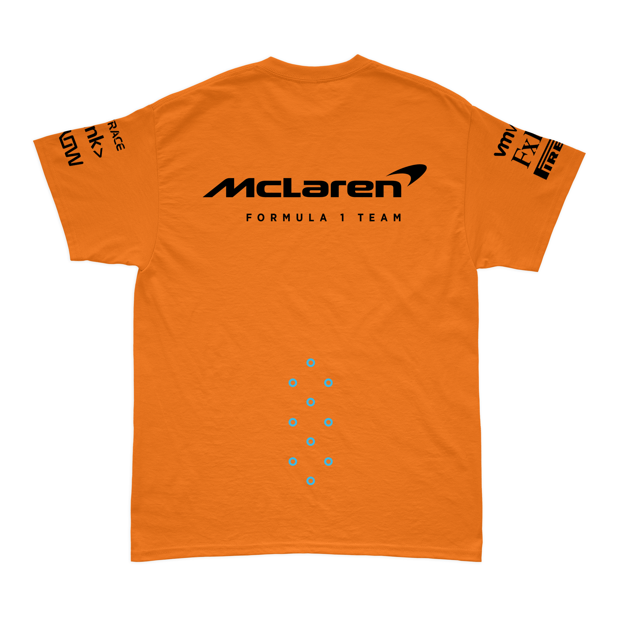 Camiseta Algodão McLaren 2024 Laranja