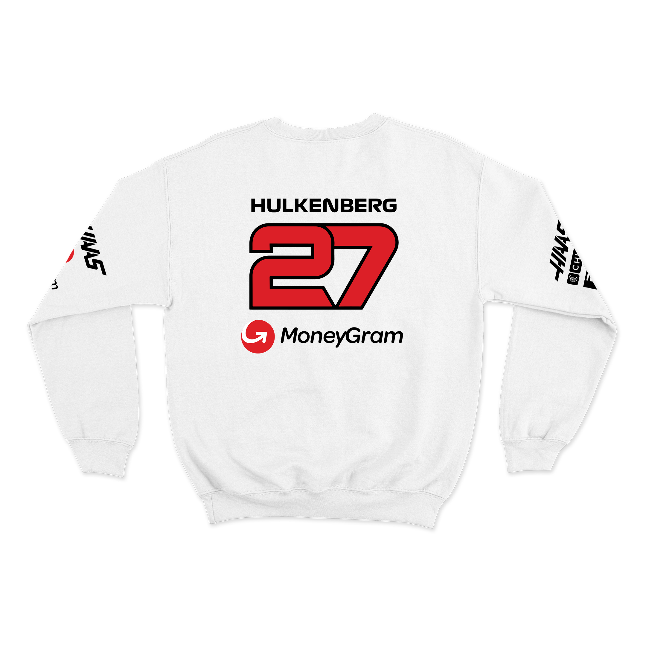 Moletom Haas F1 Branco 2024 Nico Hulkenberg